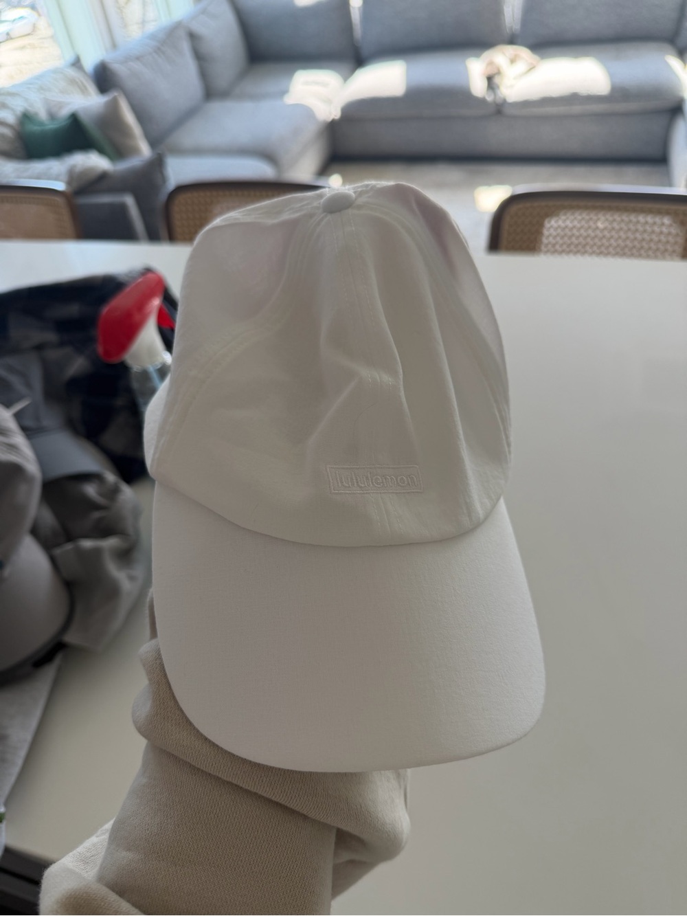 Lululemon White Performance Dryfit Hat
